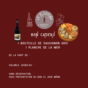 Bon Cadeau Mer